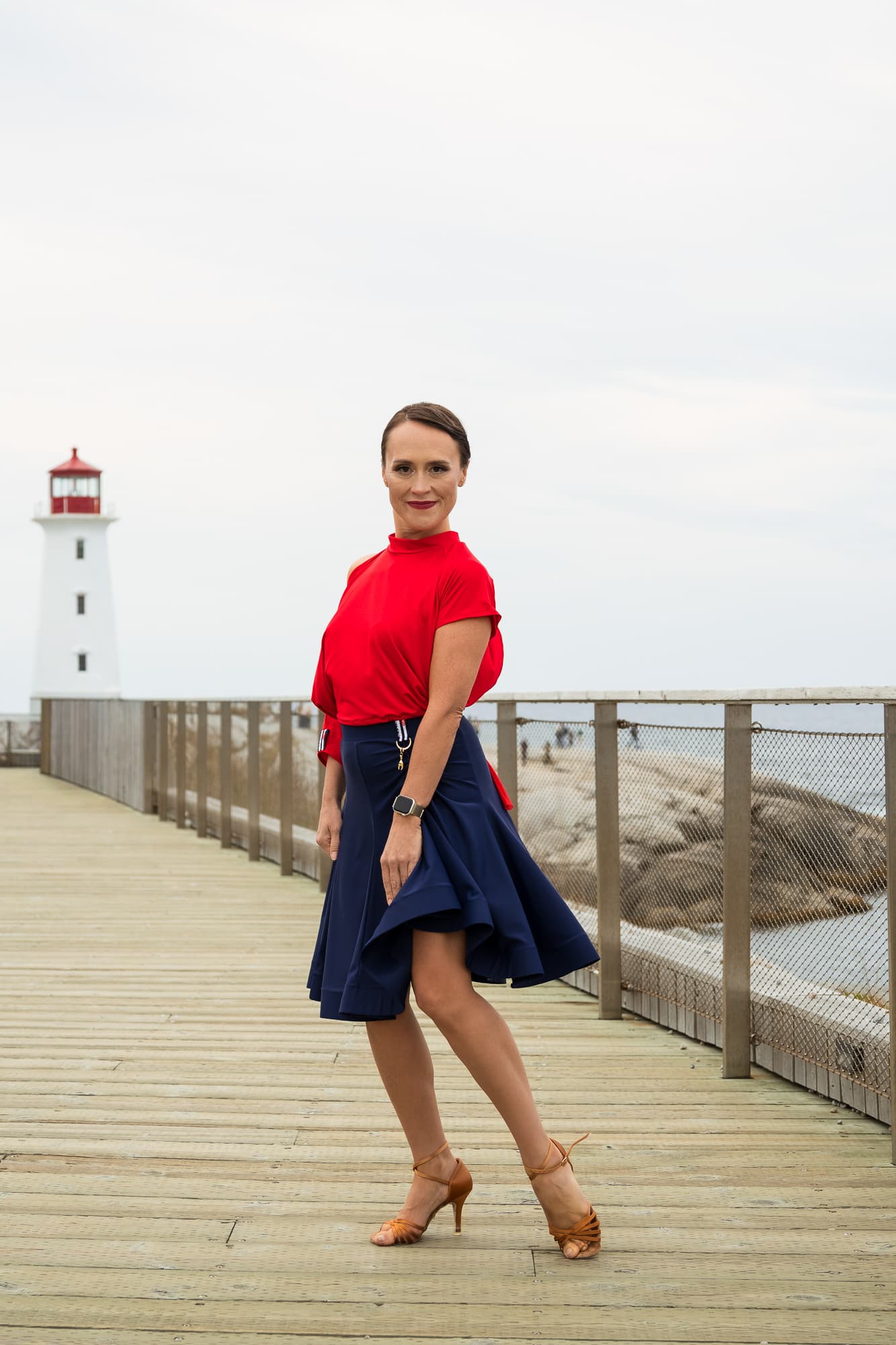 Drift Dance Top | Asymmetrical Cold Shoulder Top or Throw with Back Slit