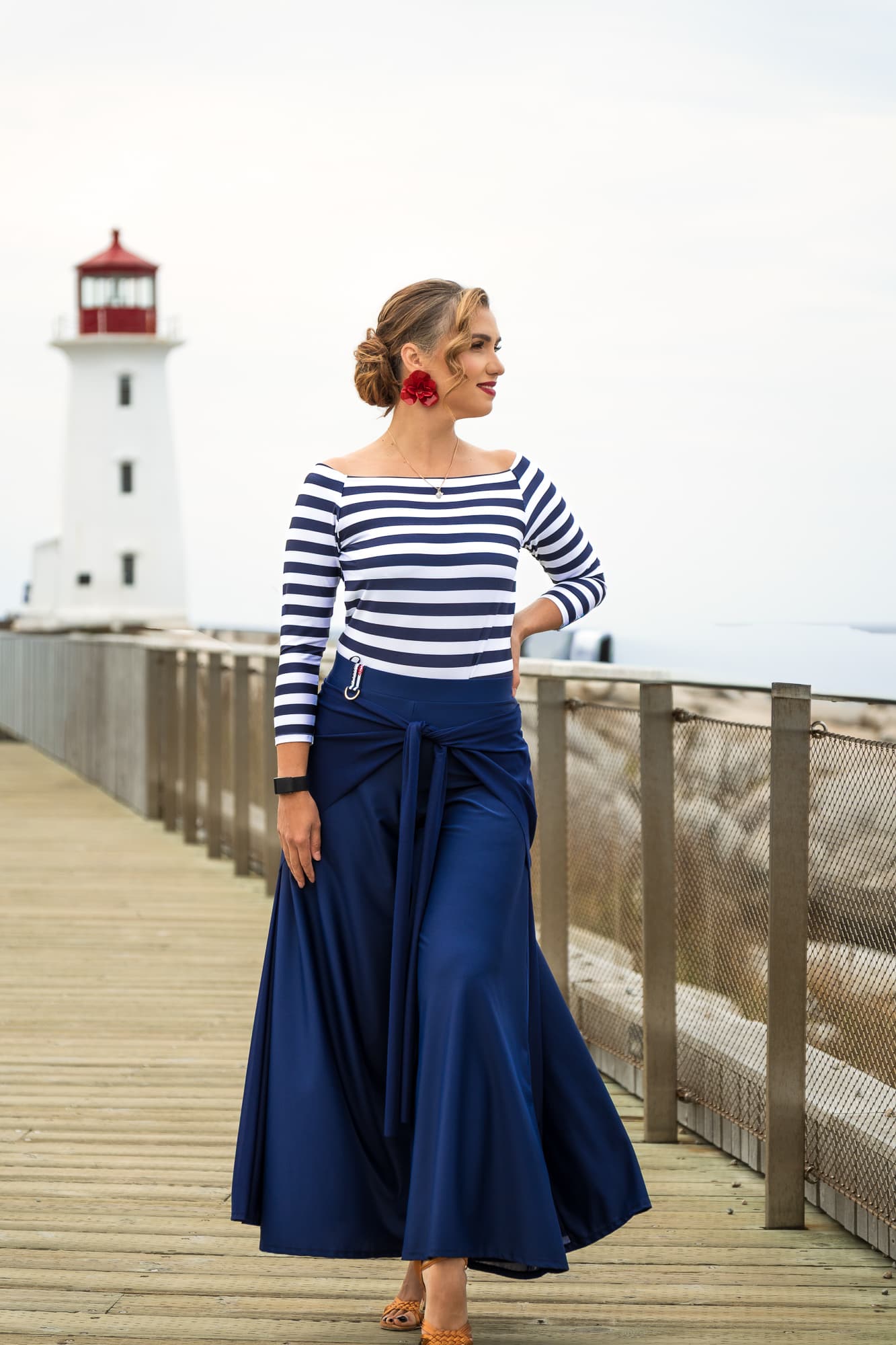 Goddess Dance Pants | Extra Wide Leg Dance Trousers with Semi Sheer Inserts and Decorative Sashes 