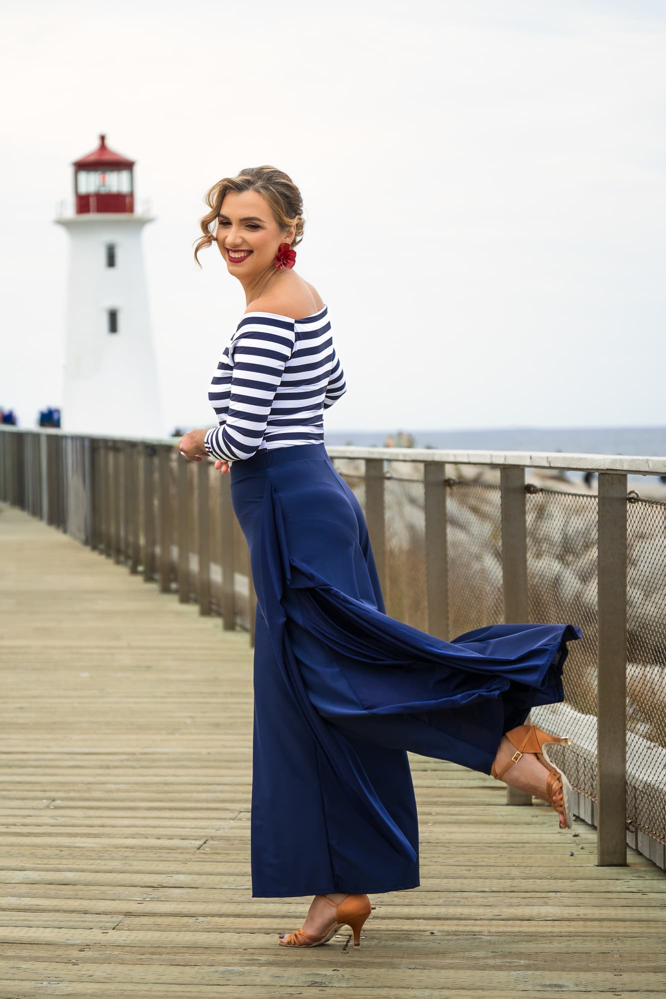 Goddess Dance Pants | Extra Wide Leg Dance Trousers with Semi Sheer Inserts and Decorative Sashes 