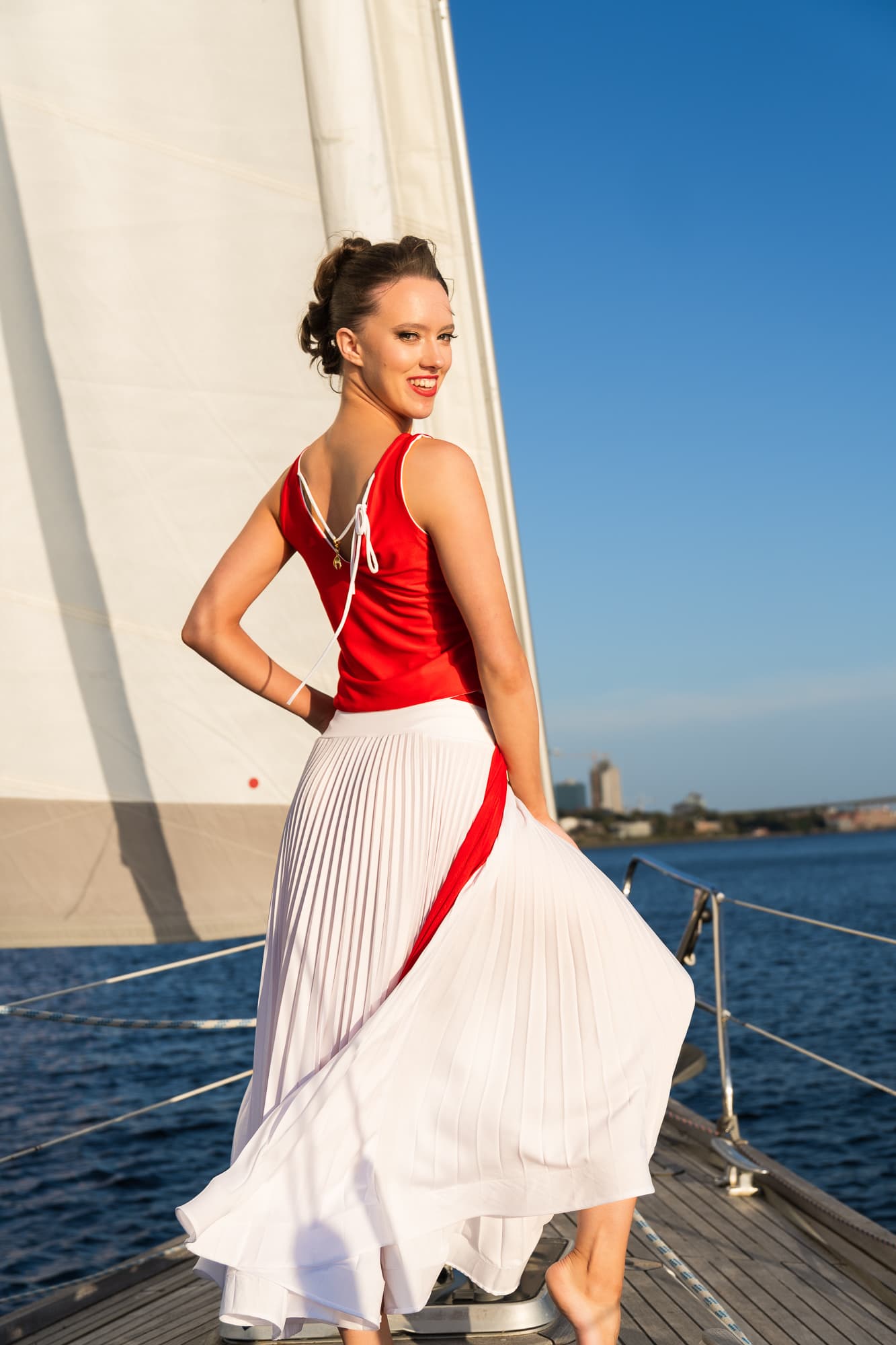 Two-way Dance Top | Sleeveless Reversible Top 