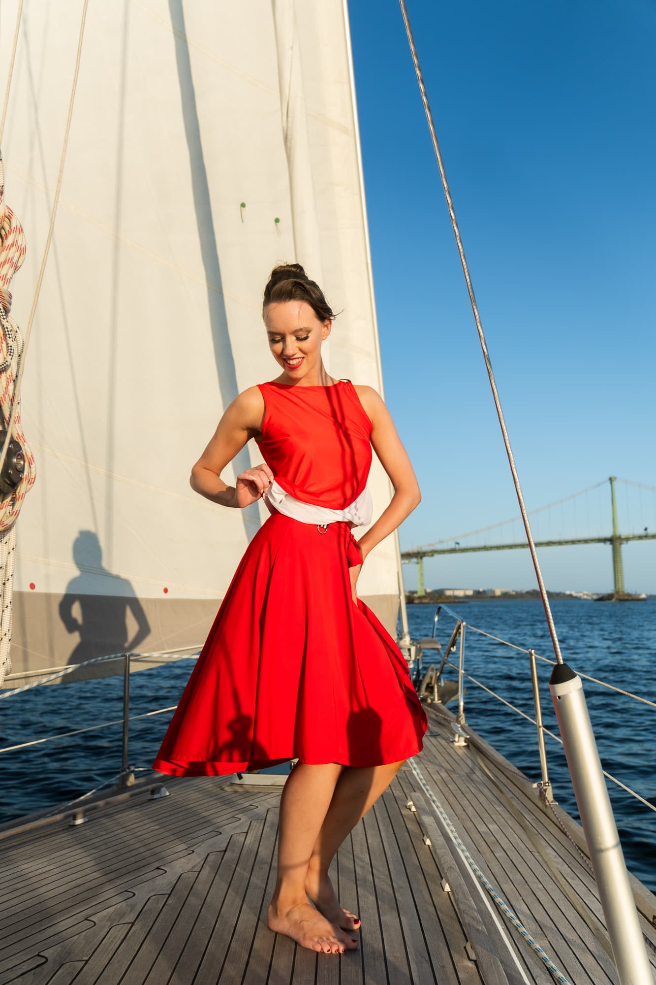 Two-way Dance Top | Sleeveless Reversible Top 